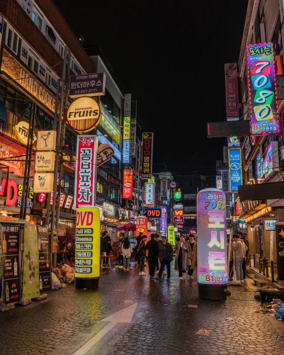 Assorted color Signages architecture asia billboard buildings 2k