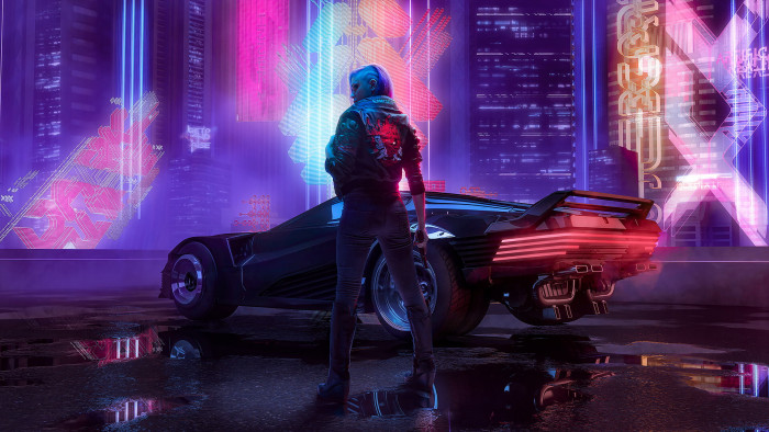 cyber cyberpunk Cyberpunk car futuristic jacket Octokuro 18