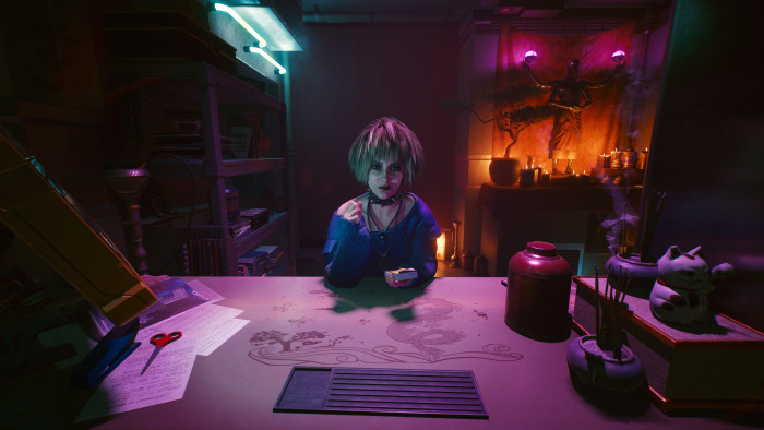 Cyberpunk video games love purple pink neon underground 2k