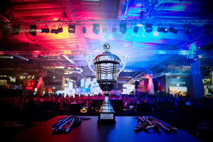 esport electronic sports world cup dota 2 illuminated architecture