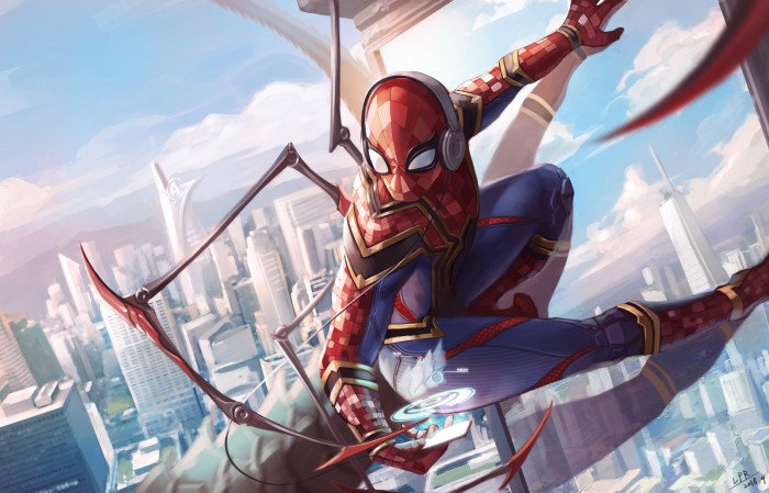 spiderman hd artstation artwork superheroes digital art 2k 4k