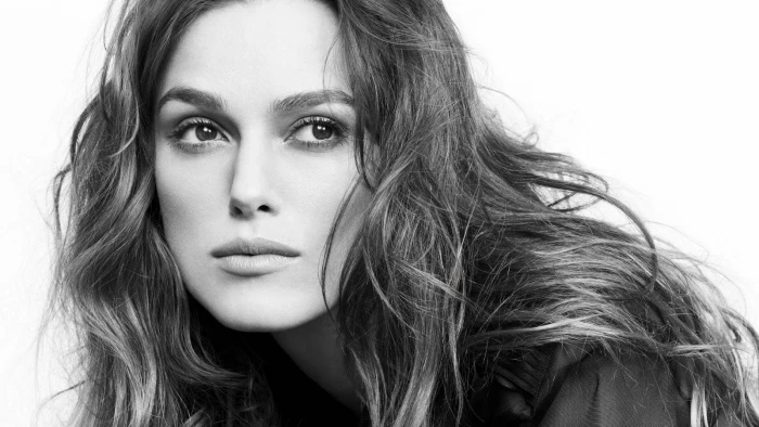 keira knightley grayscale face portrait actress hollywood