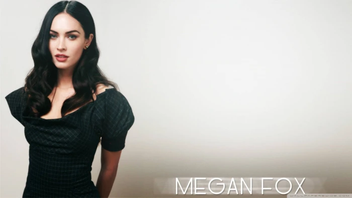 megan fox hd black dress actress hollywood