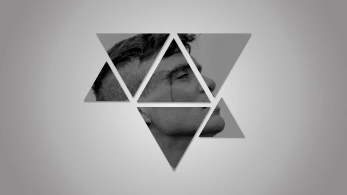 abstract Cillian Murphy Peaky Blinders Thomas Shelby Triangle