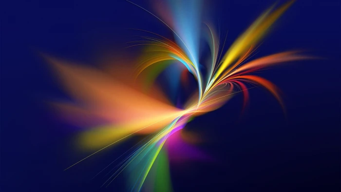 abstract fractal digital design wallpaper light art space