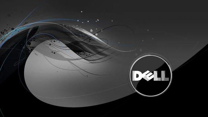 black and gray Dell abstract wallpaper computer hardware digital art