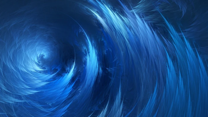 blue and gray digital wallpaper spiral waves abstract art