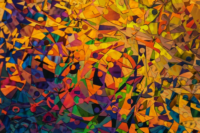 colourful abstract Painting art artistic attractive backdrop 2k
