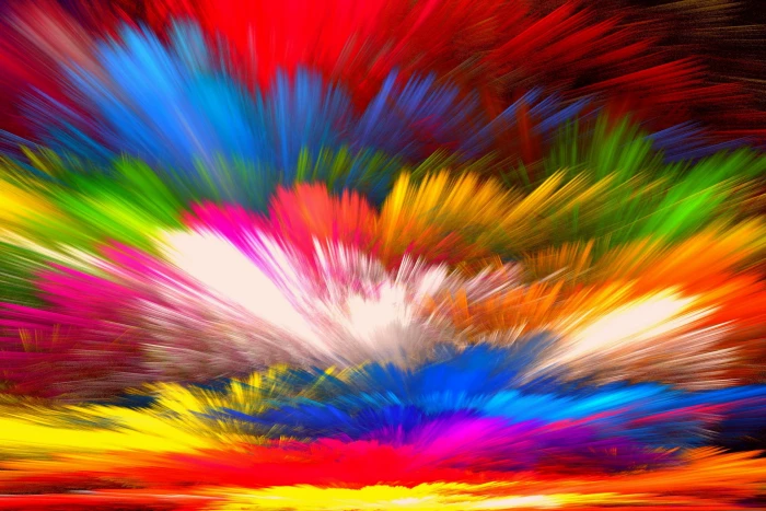 red and multicolored abstract wallpaper background paint colors 2k