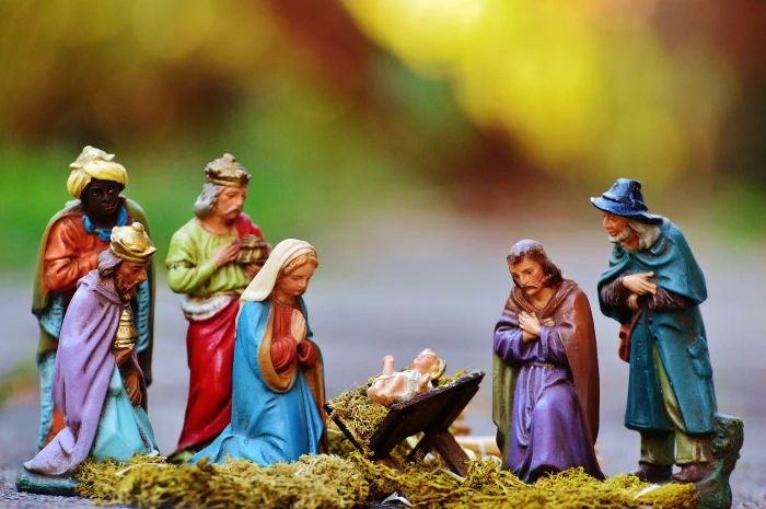 The Nativity figurine christmas crib figures arts crafts nativity scene 2k 4k