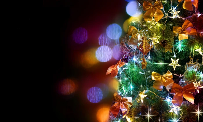 christmas tree garlands ornaments ribbons patches new year 2k 4k 5k