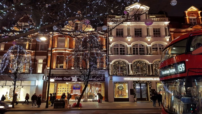 london xmas christmas night lights decoration