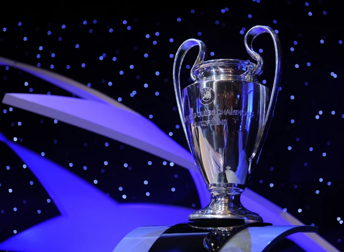 silver colored trophy Football Champions League Cup 2k