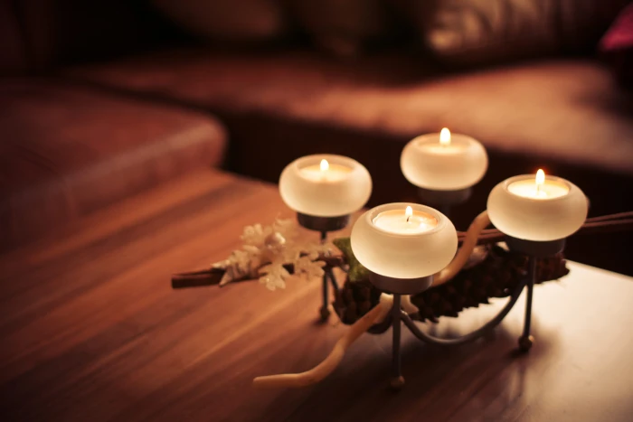 Advent Candles Right christmas decoration lights 2k