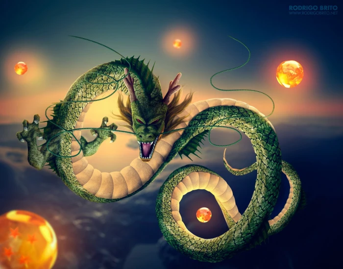 Dragon Ball Shenron Z illuminated