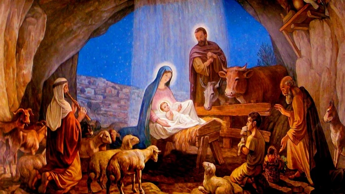 nativity scene jesus christ christmas celebration 90