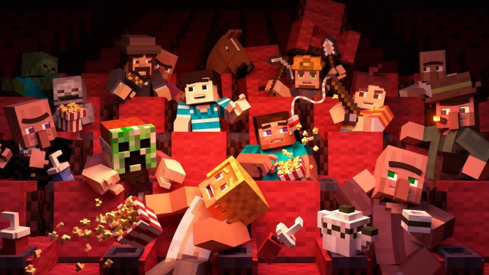 LEGO movie still digital wallpaper Minecraft illustration