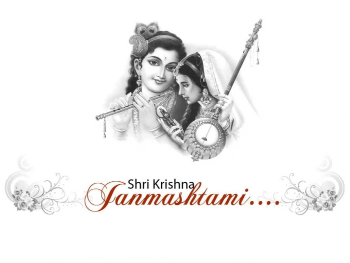 Lord Krishna And Mirabai Radha and wallpaper God white background