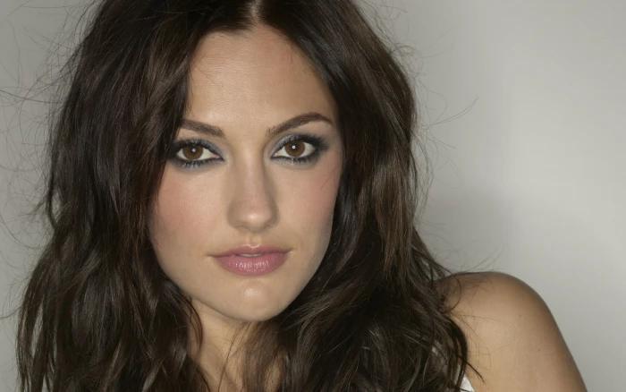 actress beauty brown brunette eyes girl kelly minka