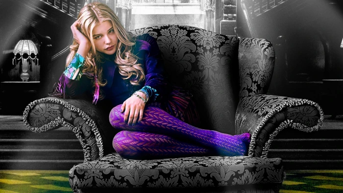 actress blonde movies stockings Chlo Grace Moretz Dark Shadows