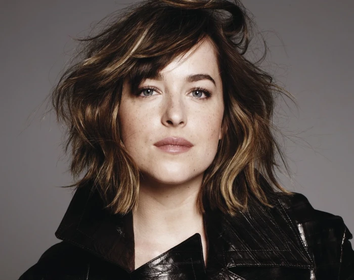 Actresses Dakota Johnson American Blue Eyes Brunette Face