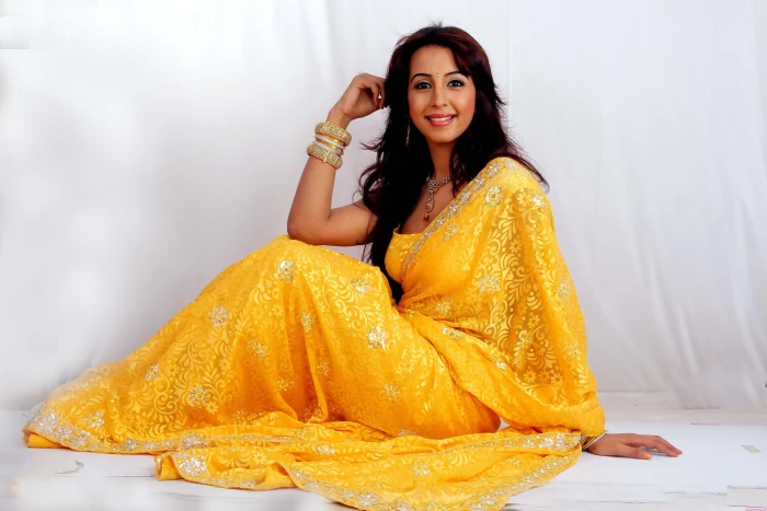 actress indian sanjana saree 2k 4k 5k