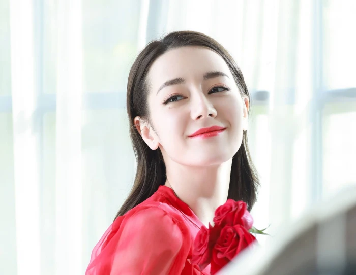 Actresses Dilraba Dilmurat Black Hair Chinese Lipstick 2k