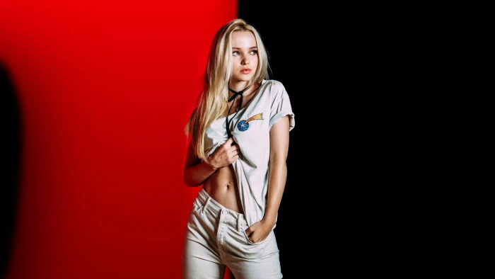 Actresses Dove Cameron Blonde Girl Long Hair Model Woman
