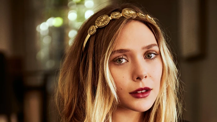 Actresses Elizabeth Olsen American Blonde Face Girl Lipstick 2k