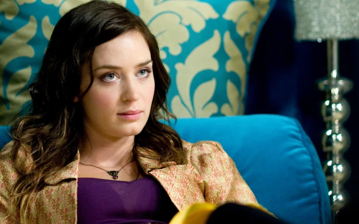 Actresses Emily Blunt English portrait indoors women young adult