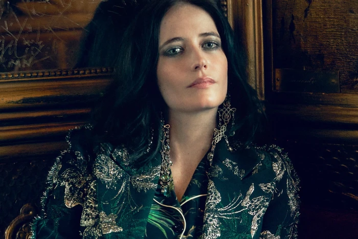 Actresses Eva Green Blue Eyes Brunette Face