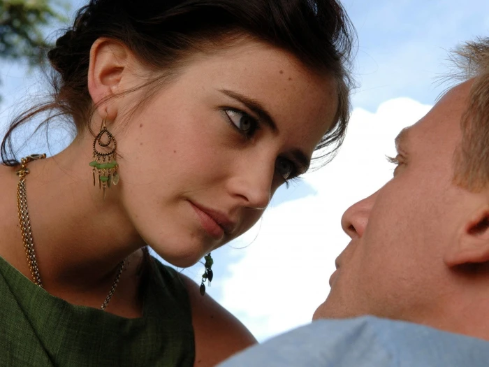 Actresses Eva Green headshot two people portrait young adult