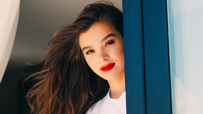 Actresses Hailee Steinfeld American Brunette Lipstick Singer 2k