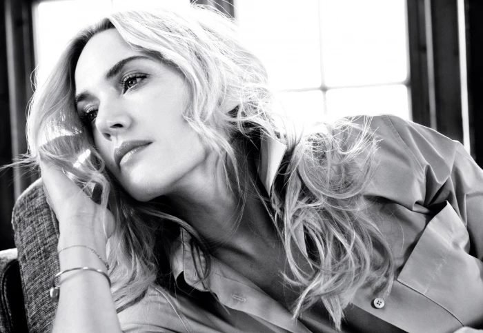 Actresses Kate Winslet Black amp; White English