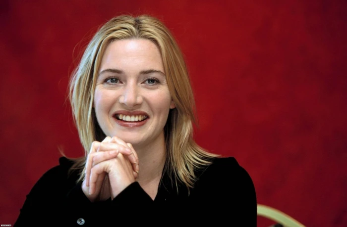 Actresses Kate Winslet portrait smiling happiness blond hair