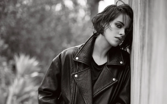 Actresses Kristen Stewart American Black amp; White Brunette