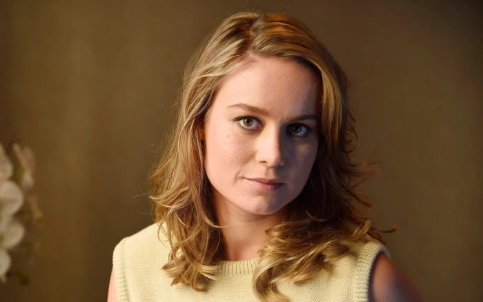 Celebrity Brie Larson Actress Blonde Brown Eyes Face