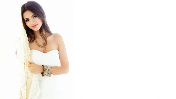 Victoria Justice women white clothing actress singer celebrity