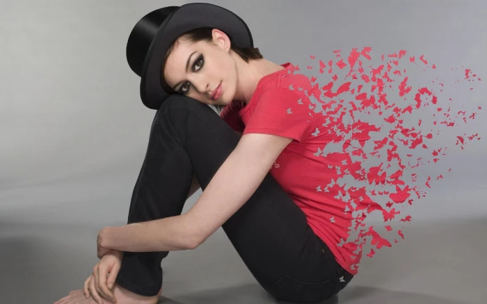 Anne Hathaway Art celebrity celebrities actress girls hollywood 2k