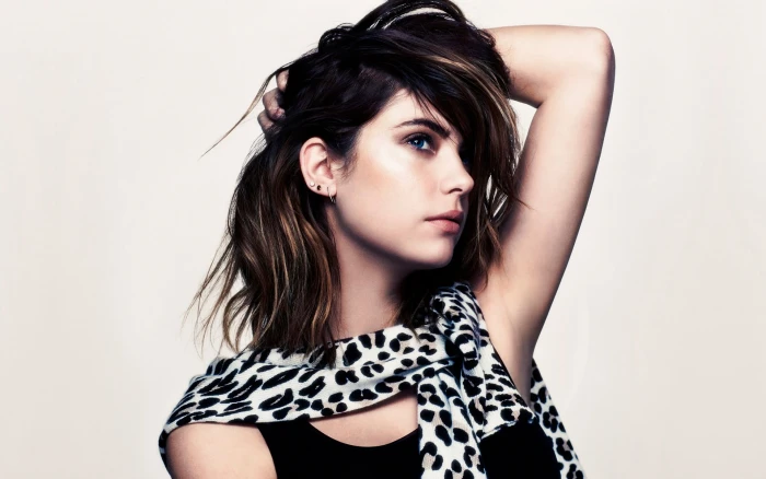 Ashley Benson actress women brunette simple background