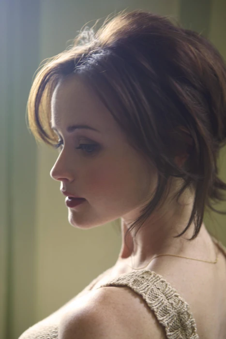 brunette actress looking away Alexis Bledel women one person 2k