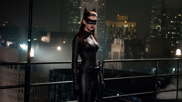 Cat woman Catwoman Anne Hathaway actress brunette DC Comics