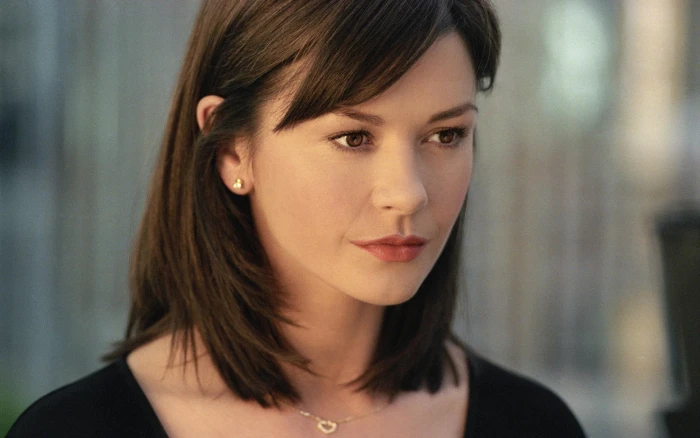 Catherine Zeta Jones women brunette face actress brown eyes
