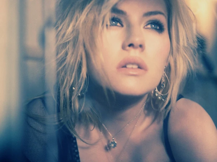 Elisha Cuthbert women actress blonde blue eyes model filter