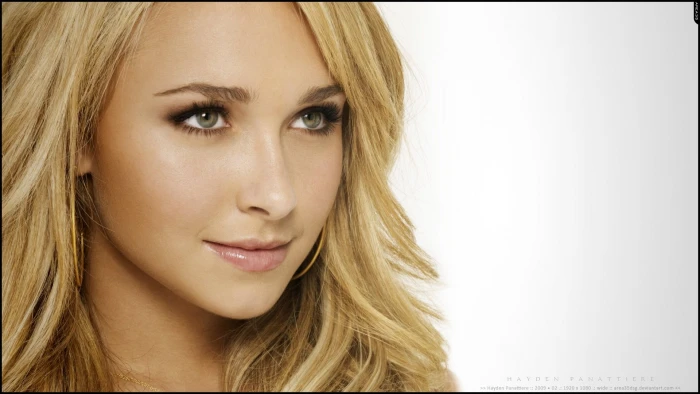 Hayden Panettiere women actress blonde closeup smiling