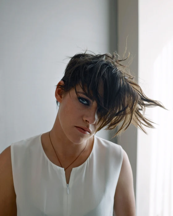 Kristen Stewart short hair actress tomboys portrait headshot