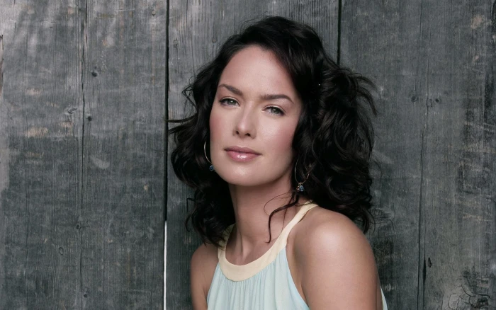 Lena Headey brunette actress portrait headshot looking at camera 7