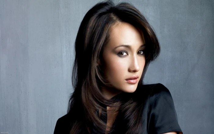 Maggie Q celebrity women looking at viewer actress portrait