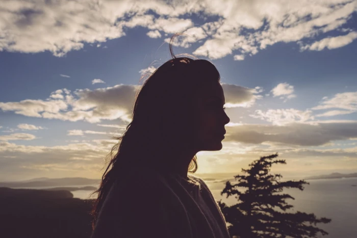 Nathalie Kelley model actress women sky one person headshot