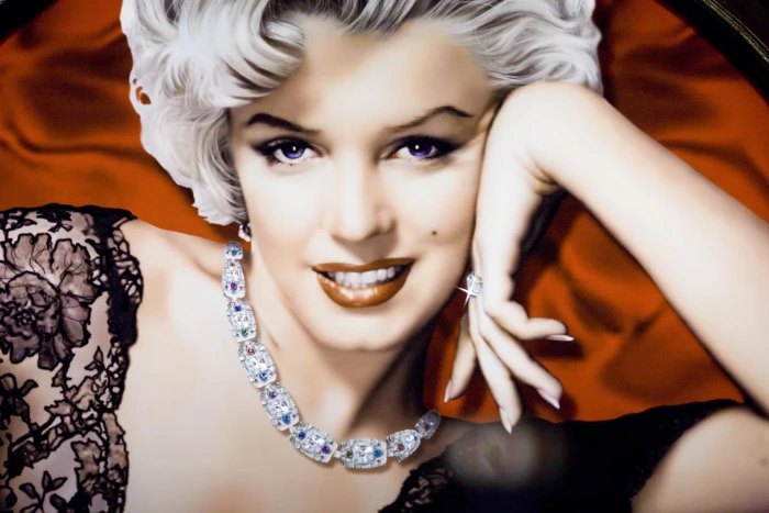 Marilyn Monroe face background model actress singer portrait 2k